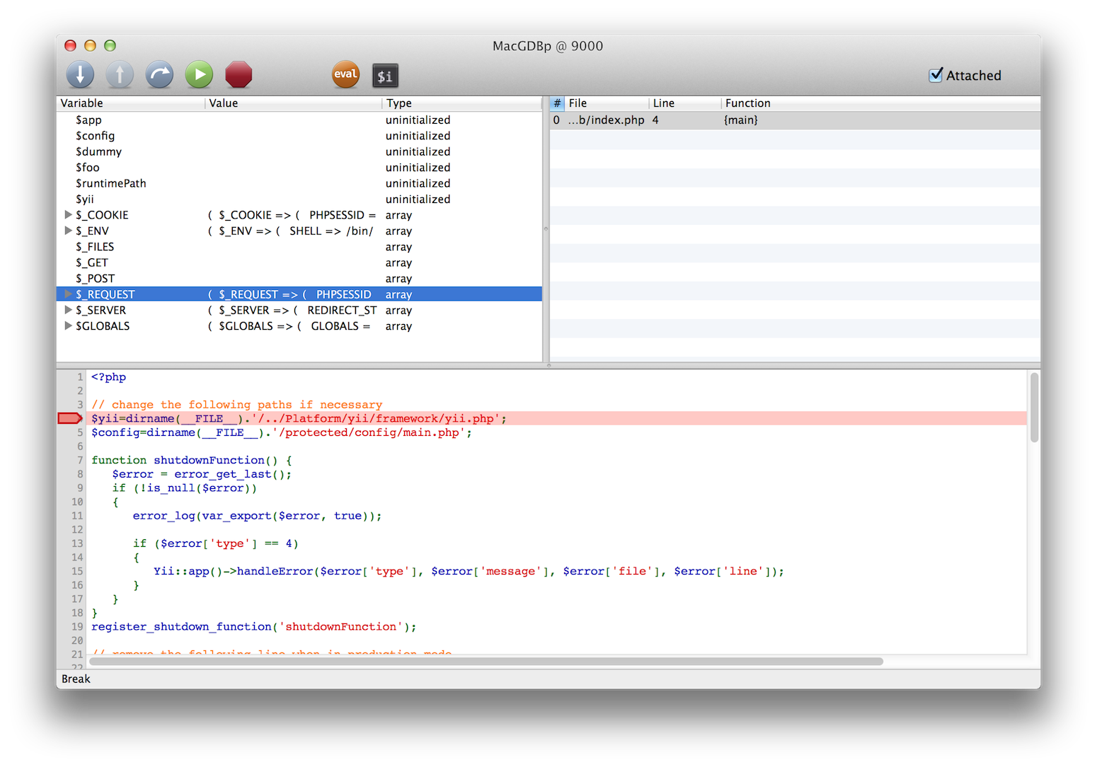 Mac os x set up php debugging for atom 4